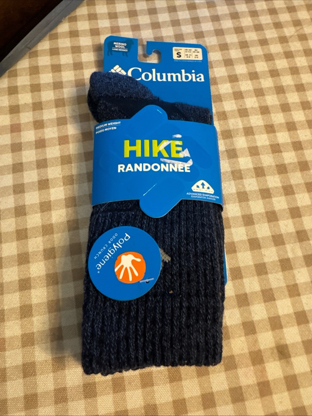 Columbia Hike Merino Wool Blend womens Hiking Socks - Navy